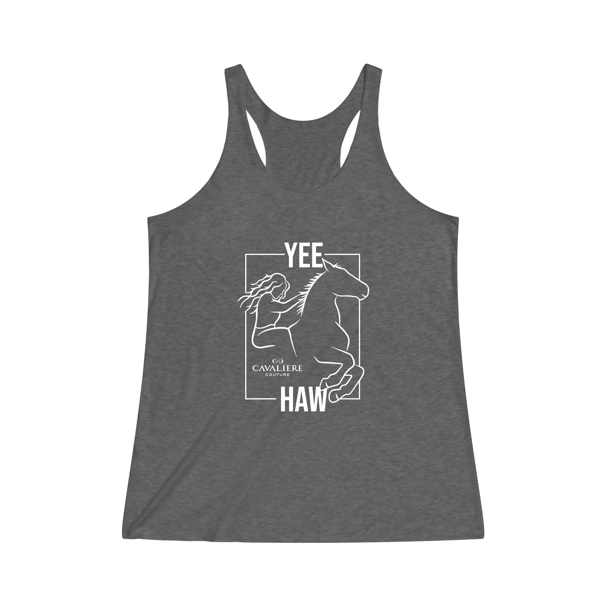 YeeHaw Faded Racerback Tank