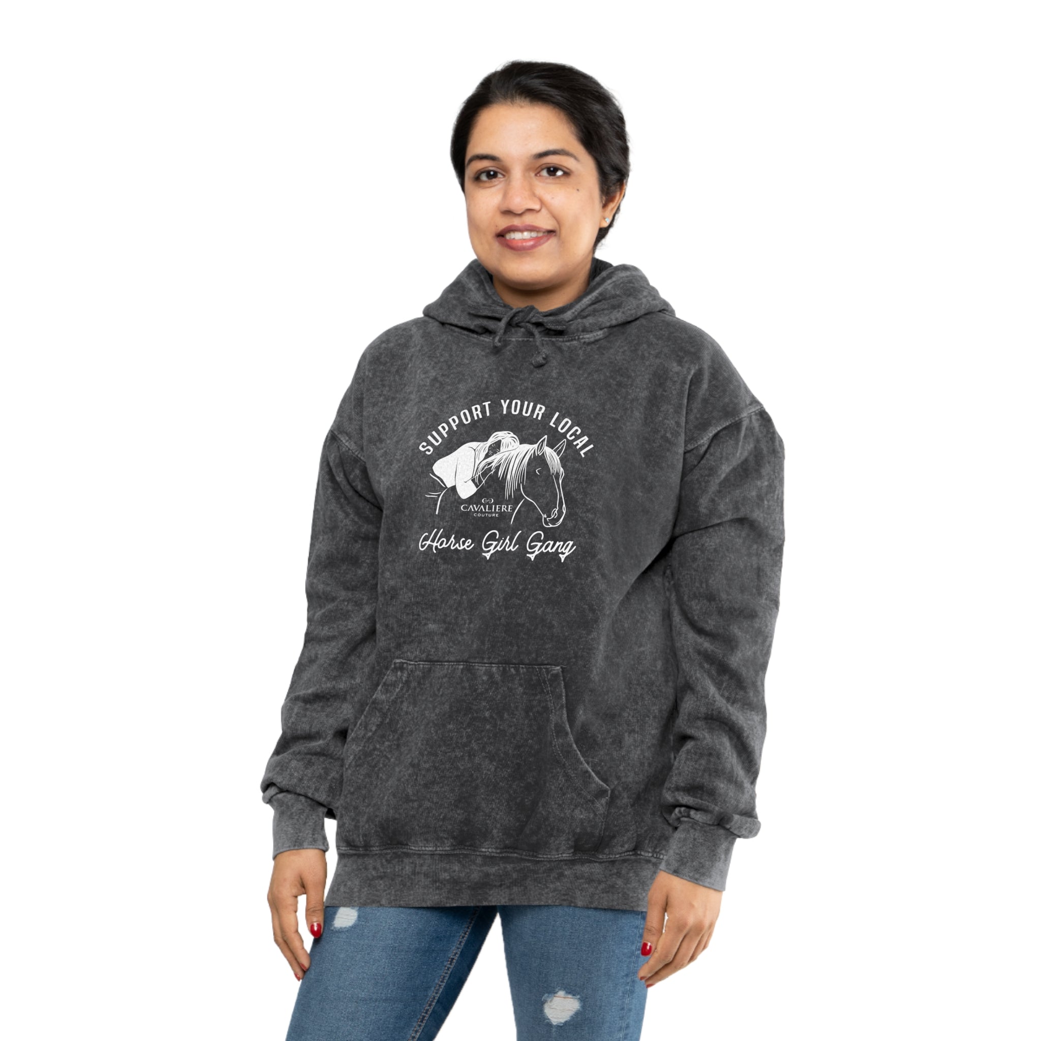 Horse Girl Gang Mineral Wash Hoodie