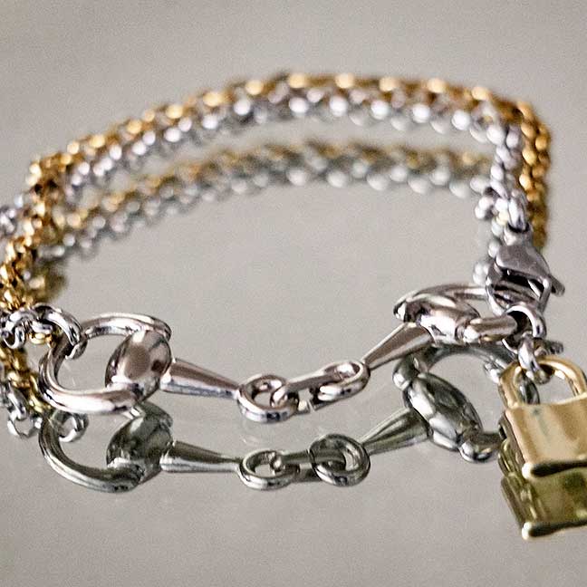 Snaffle Bit Bracelet