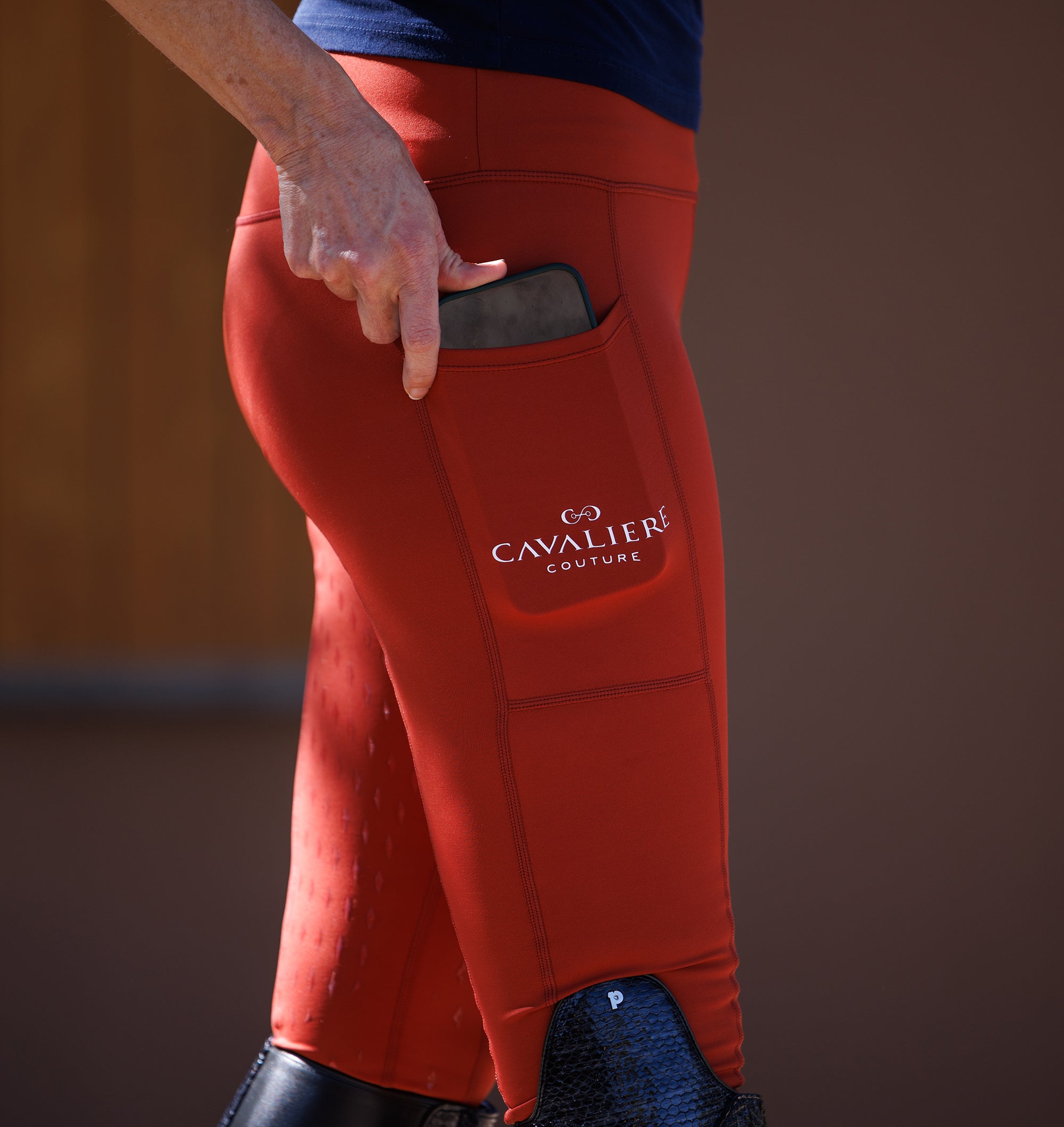 The Grand Prix Riding Tights in Rust Rein (Limited Edition)
