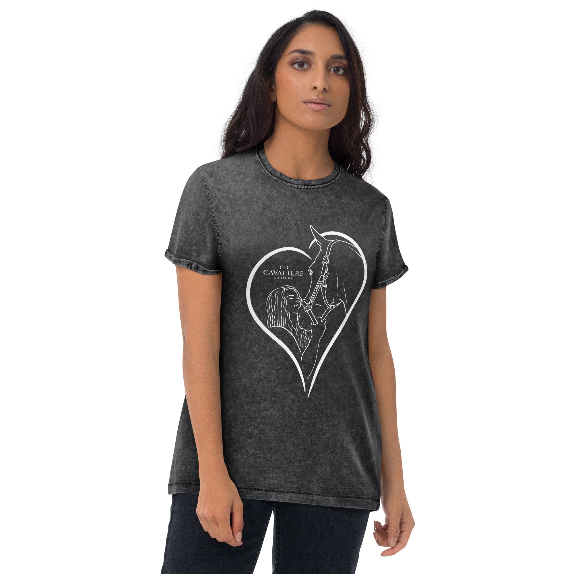 Heart Horse Denim Tee