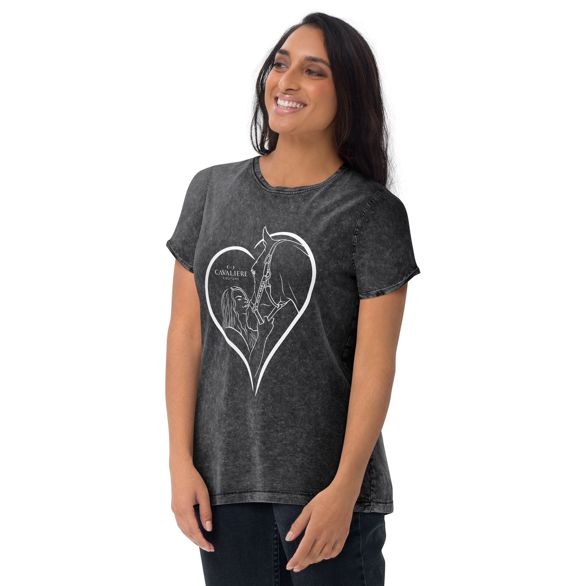 Heart Horse Denim Tee