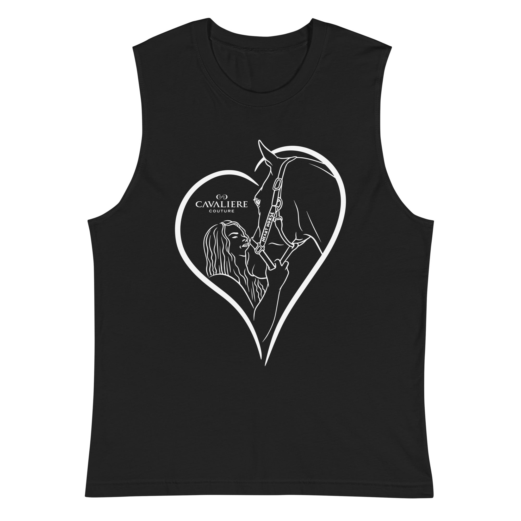 Heart Horse Muscle Tee