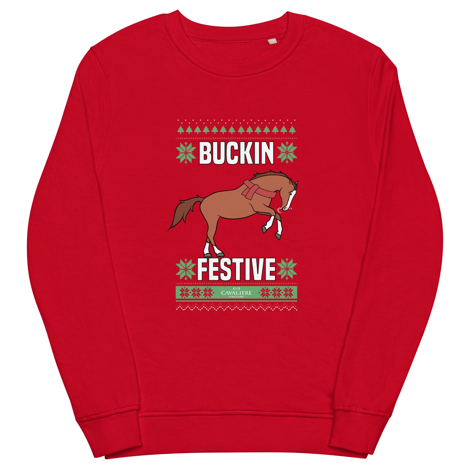 equestrian christmas sweater