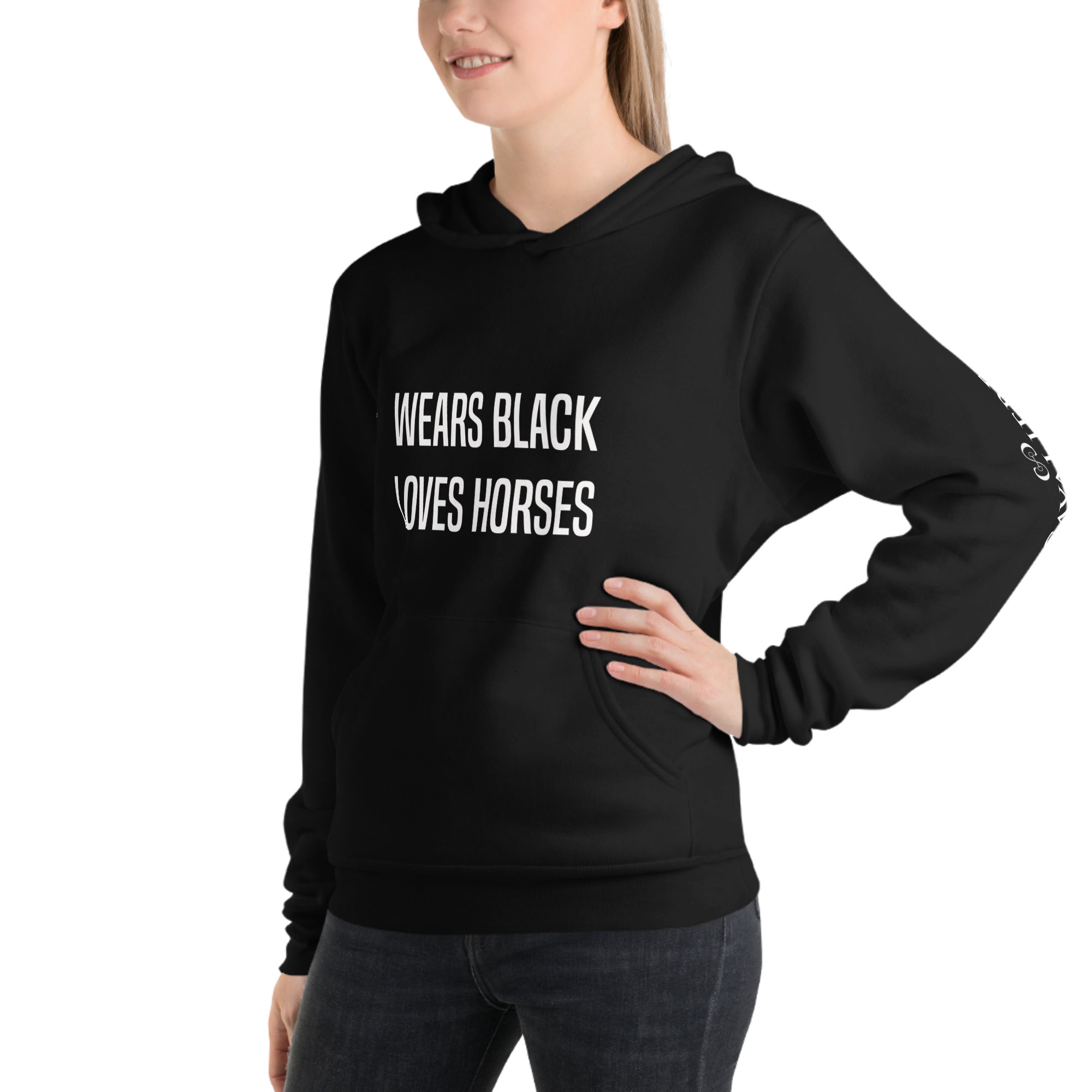 Wears Black Pullover