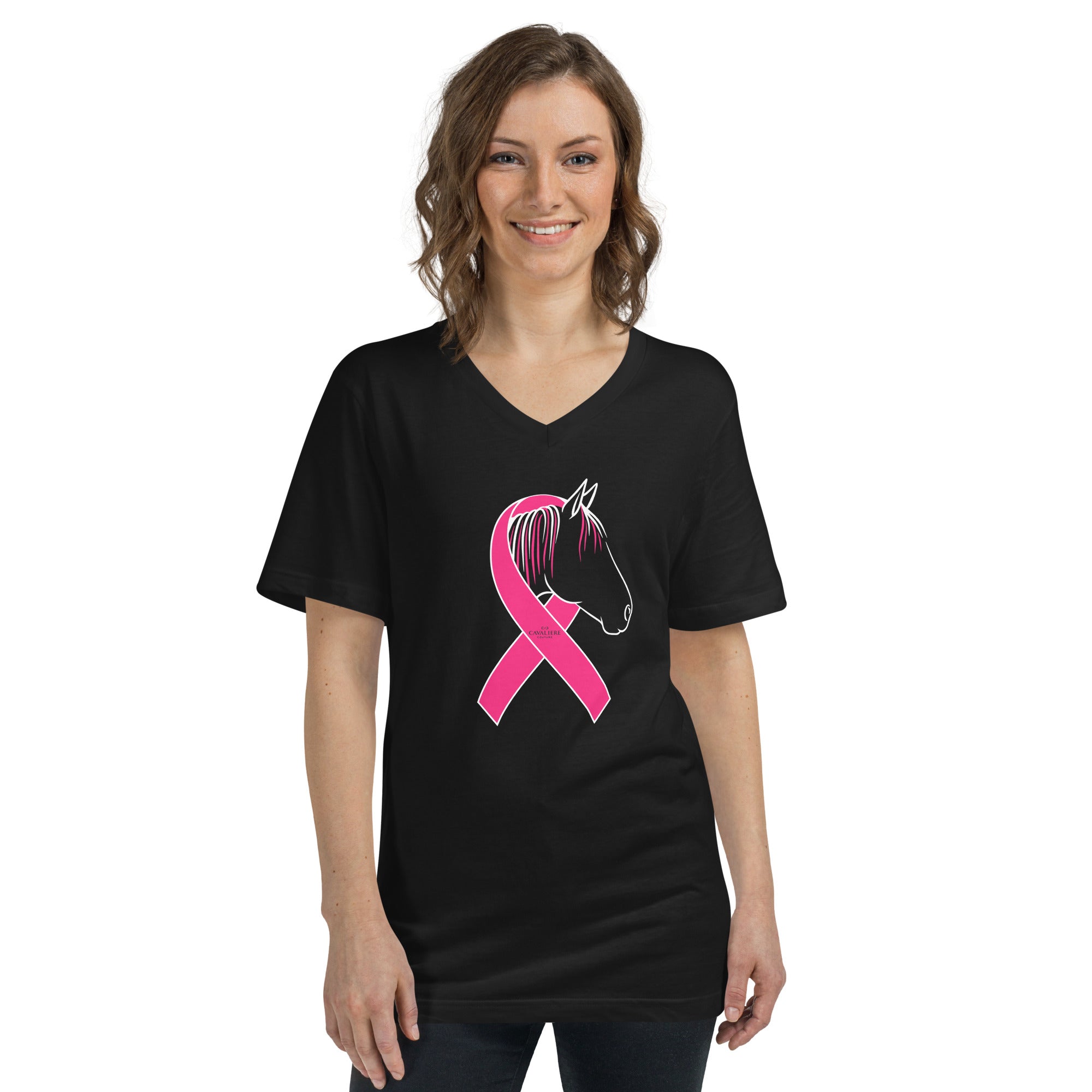 Wear Pink V-Neck Tee