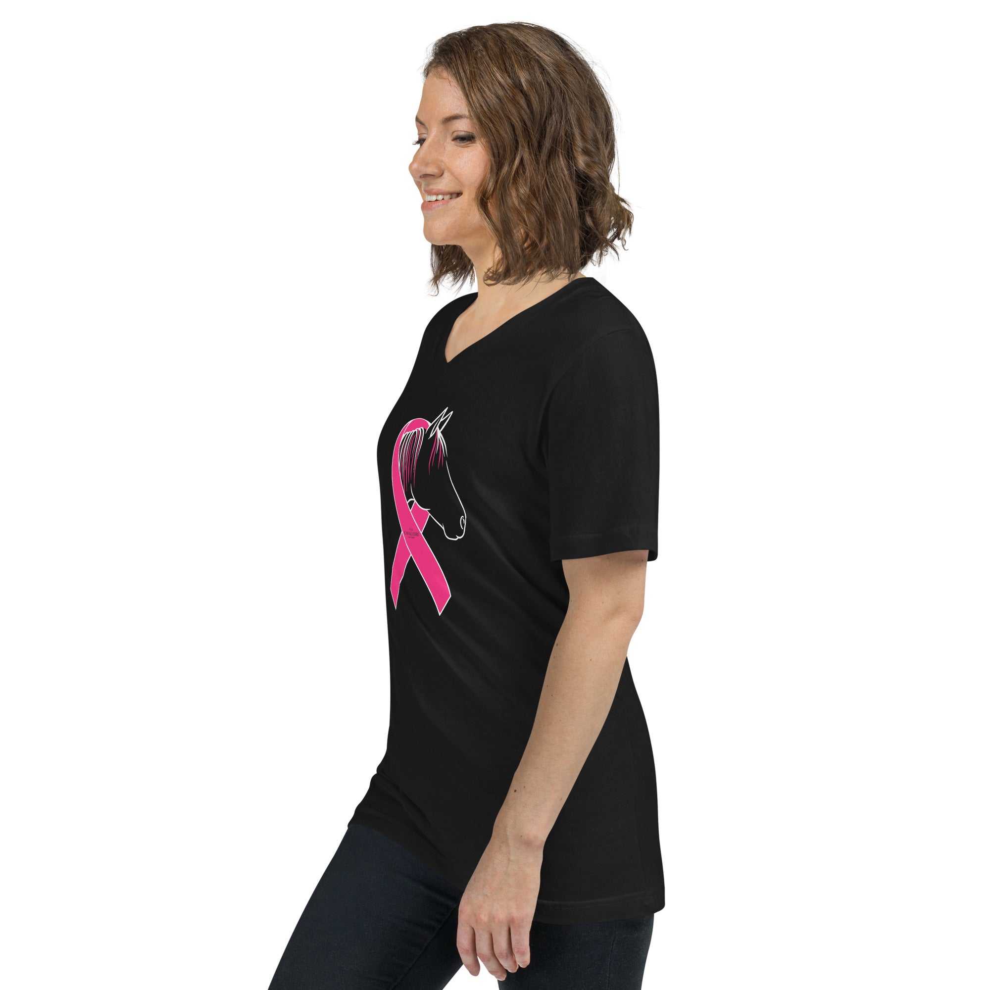Wear Pink V-Neck Tee