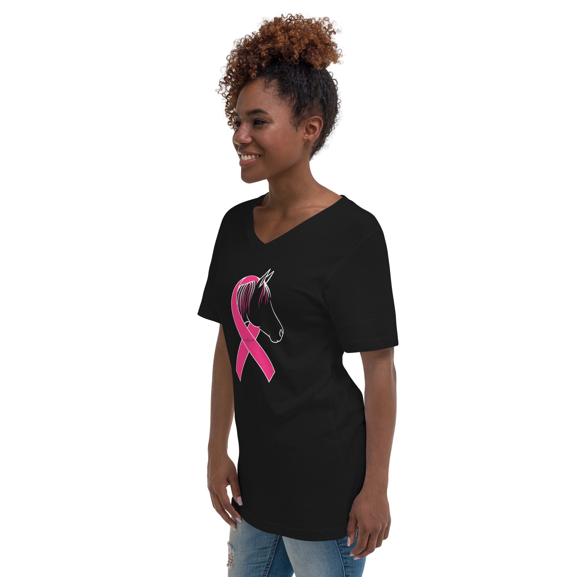 Wear Pink V-Neck Tee