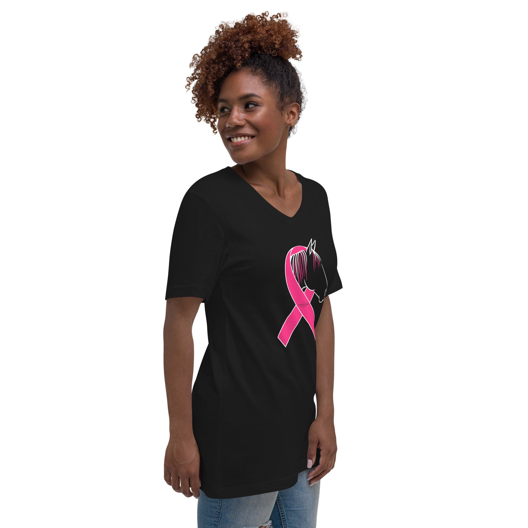 Wear Pink V-Neck Tee