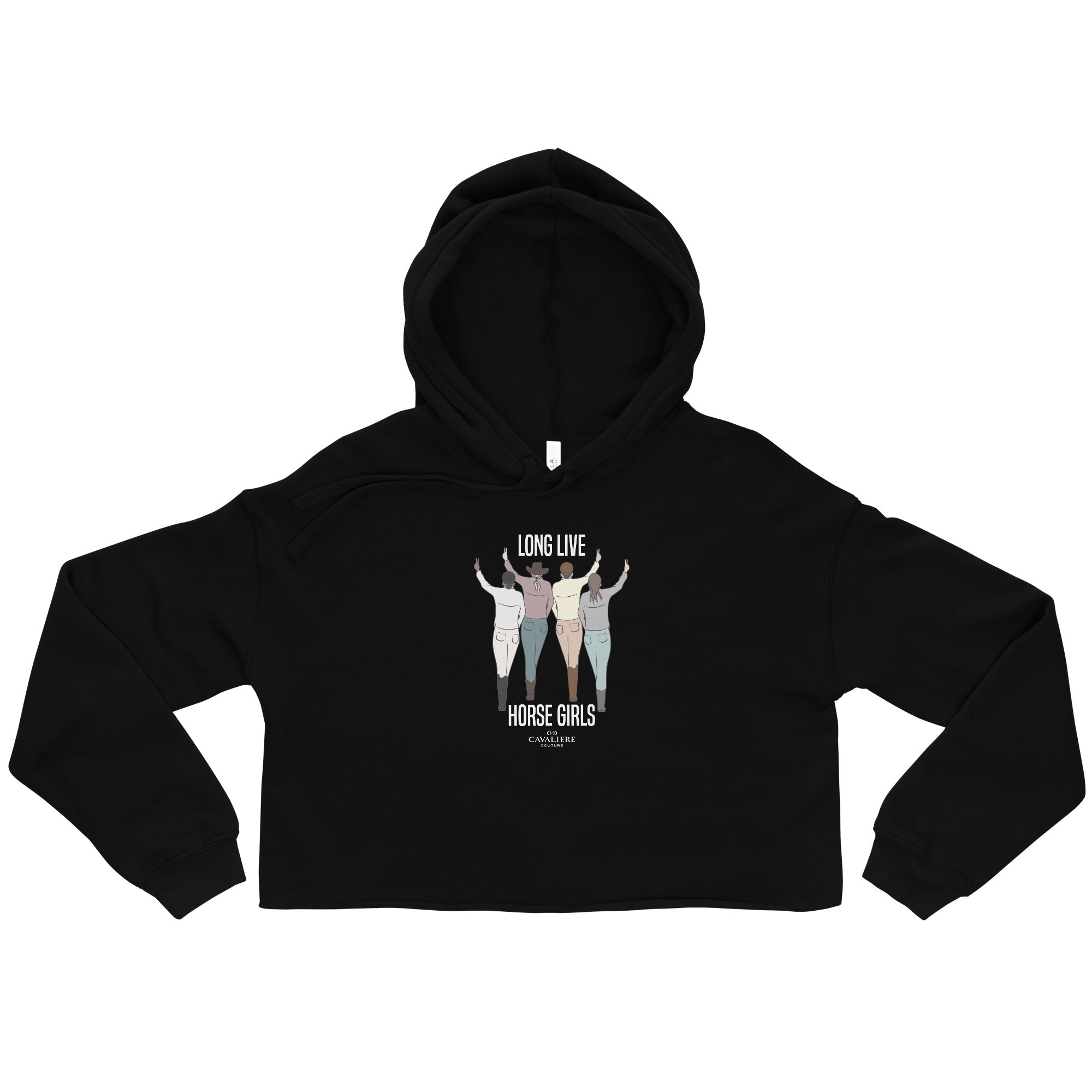 Long Live Horse Girls Crop Hoodie