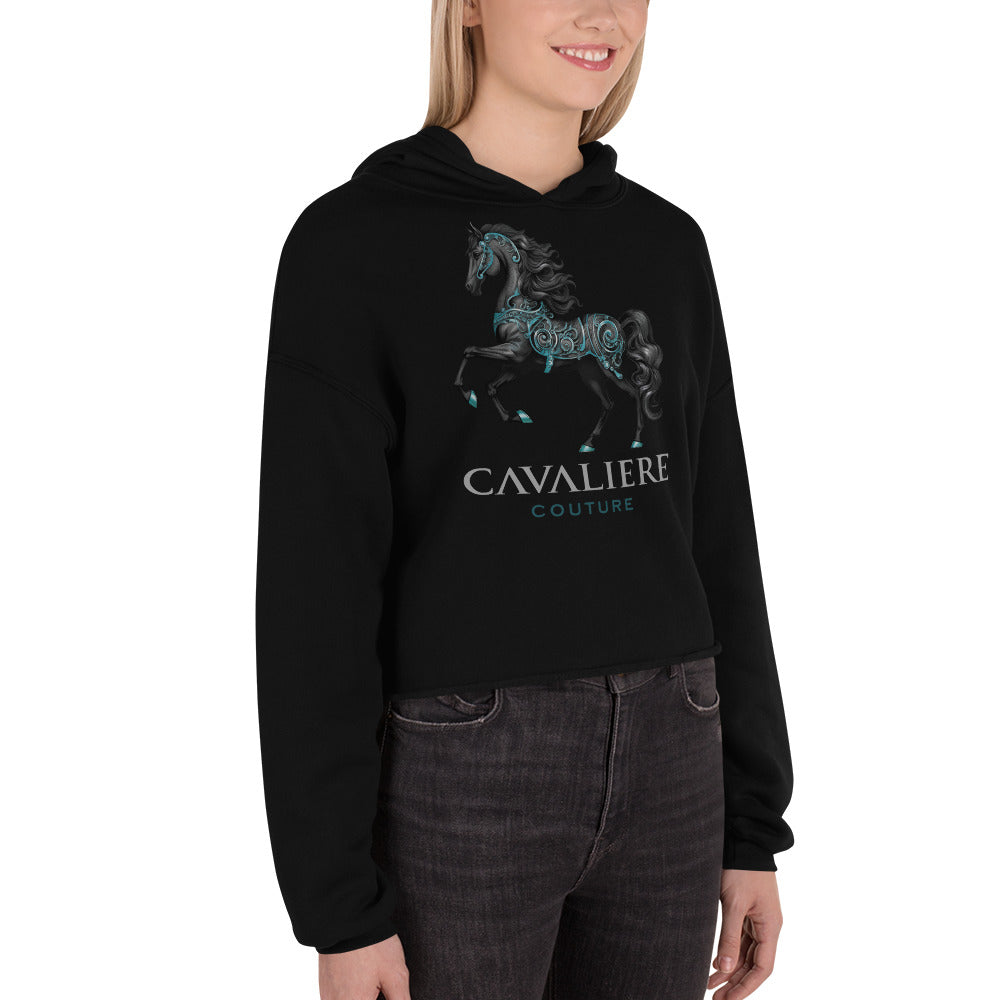 Cavaliere Couture Crop Hoodie
