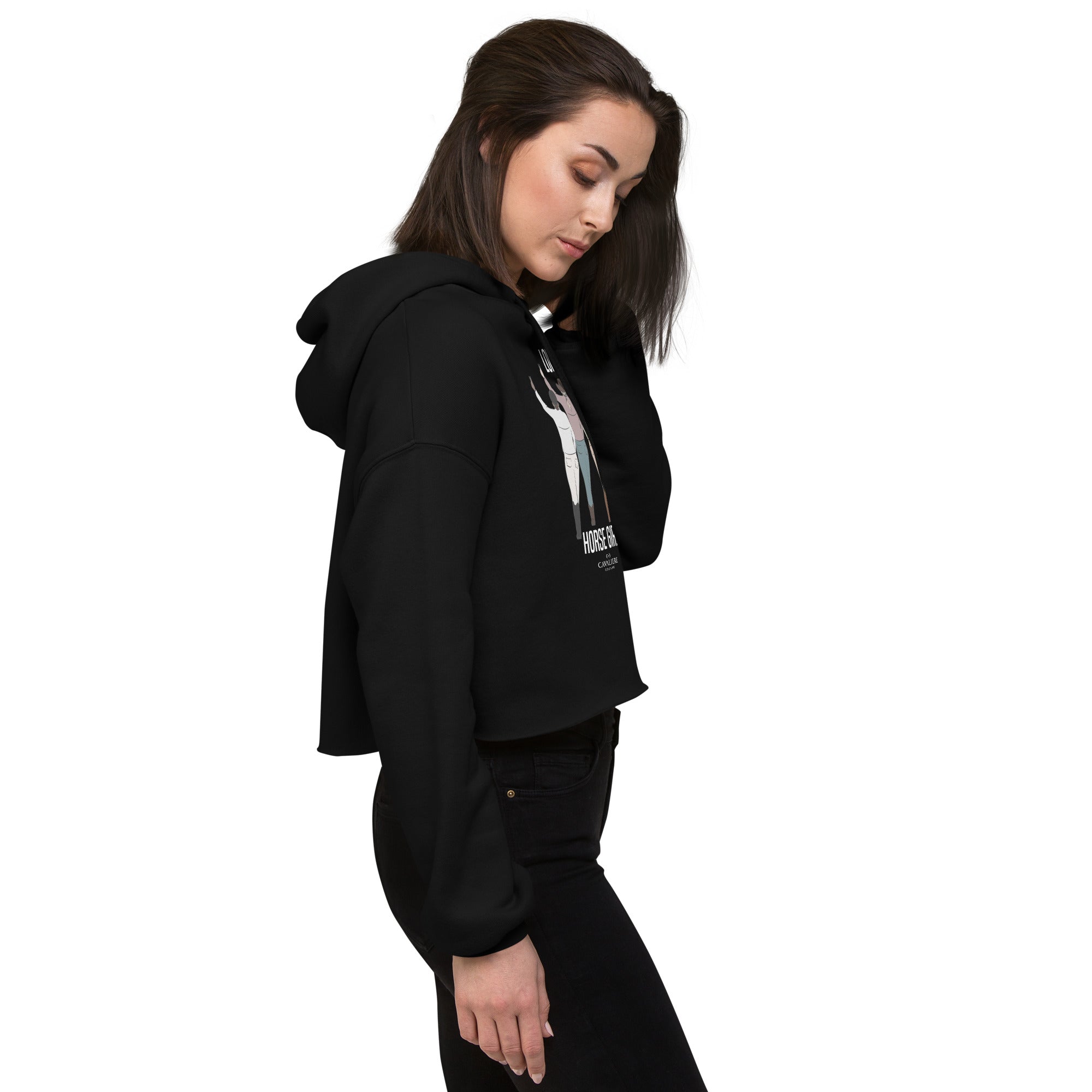 Long Live Horse Girls Crop Hoodie
