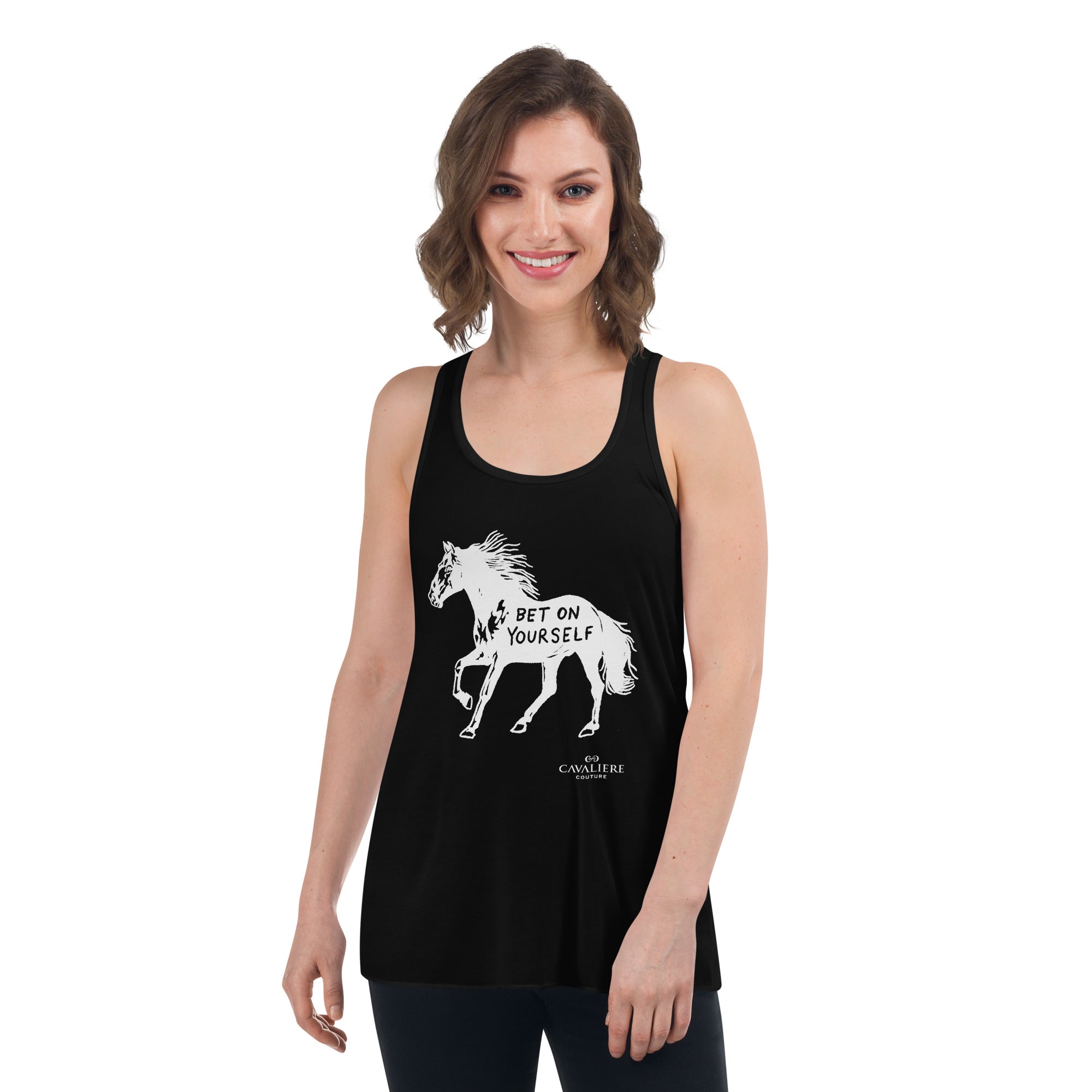Bet On Yourself Flowy Racerback Tank