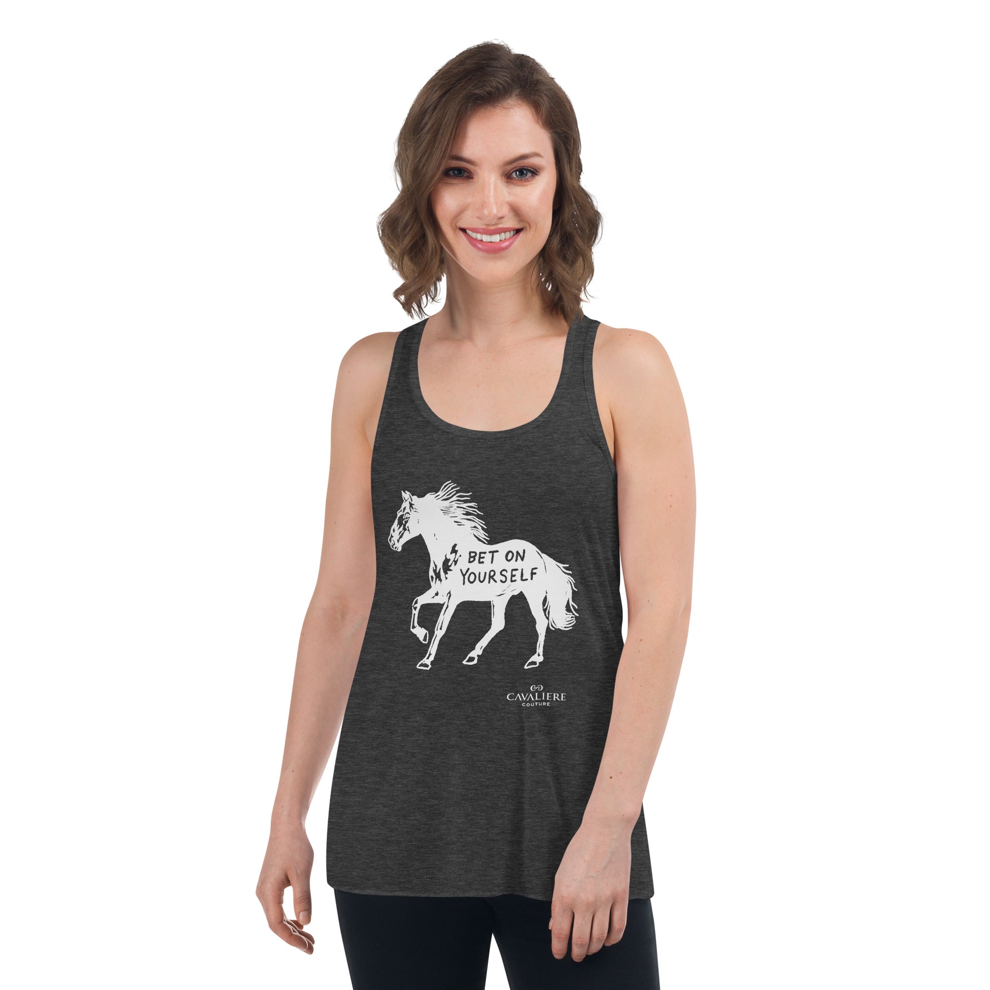 Bet On Yourself Flowy Racerback Tank