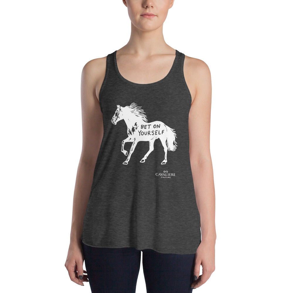Bet On Yourself Flowy Racerback Tank