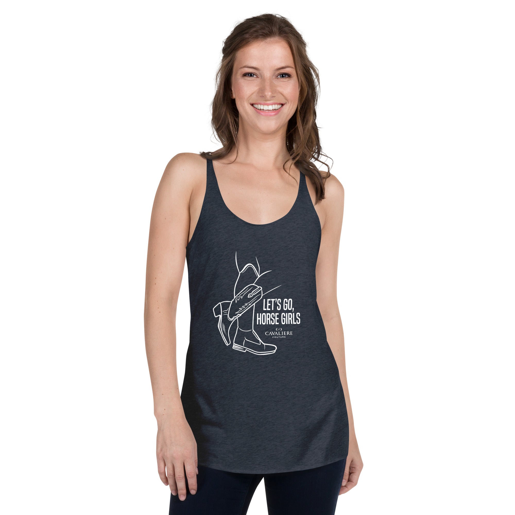 Let's Go Racerback Tank