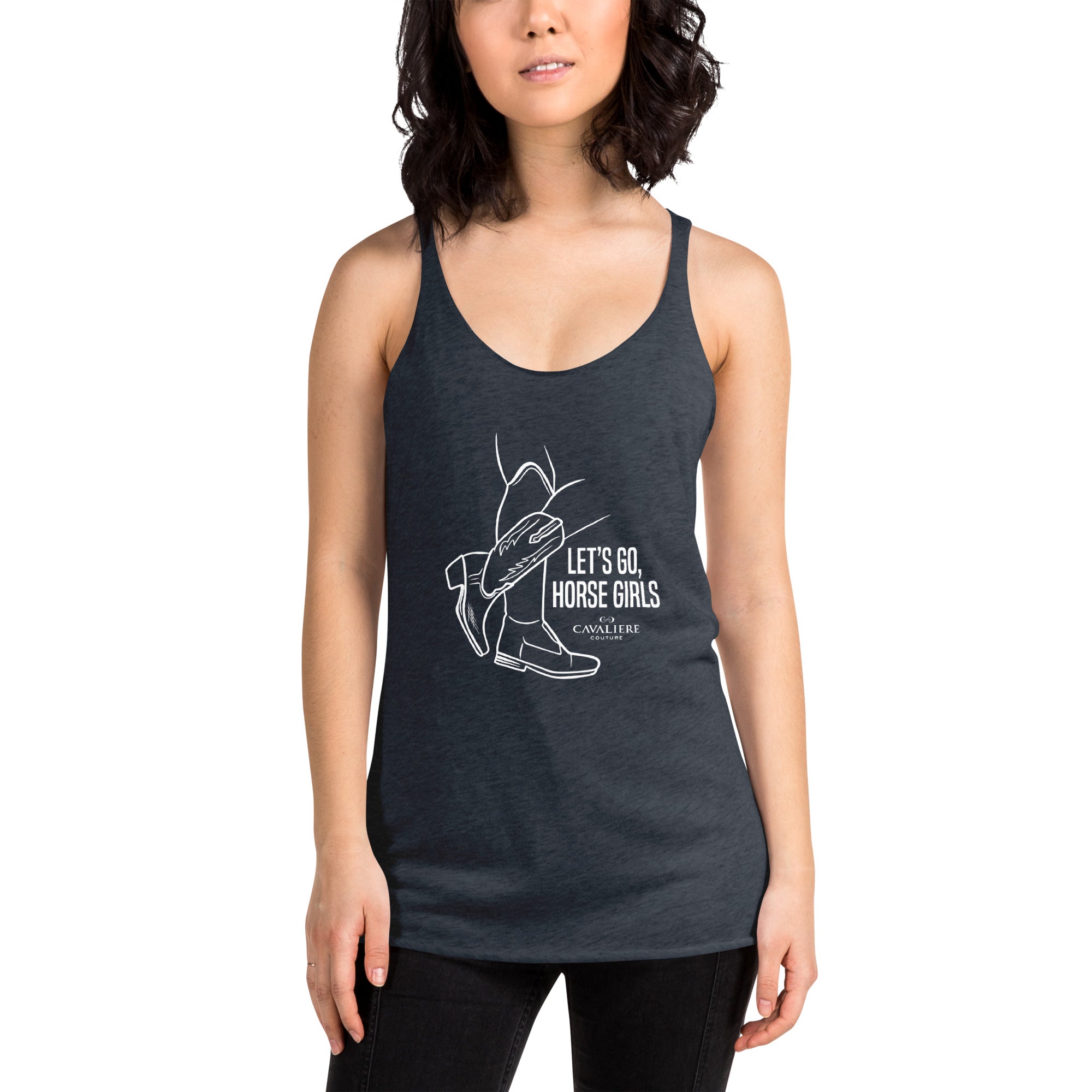 Let's Go Racerback Tank