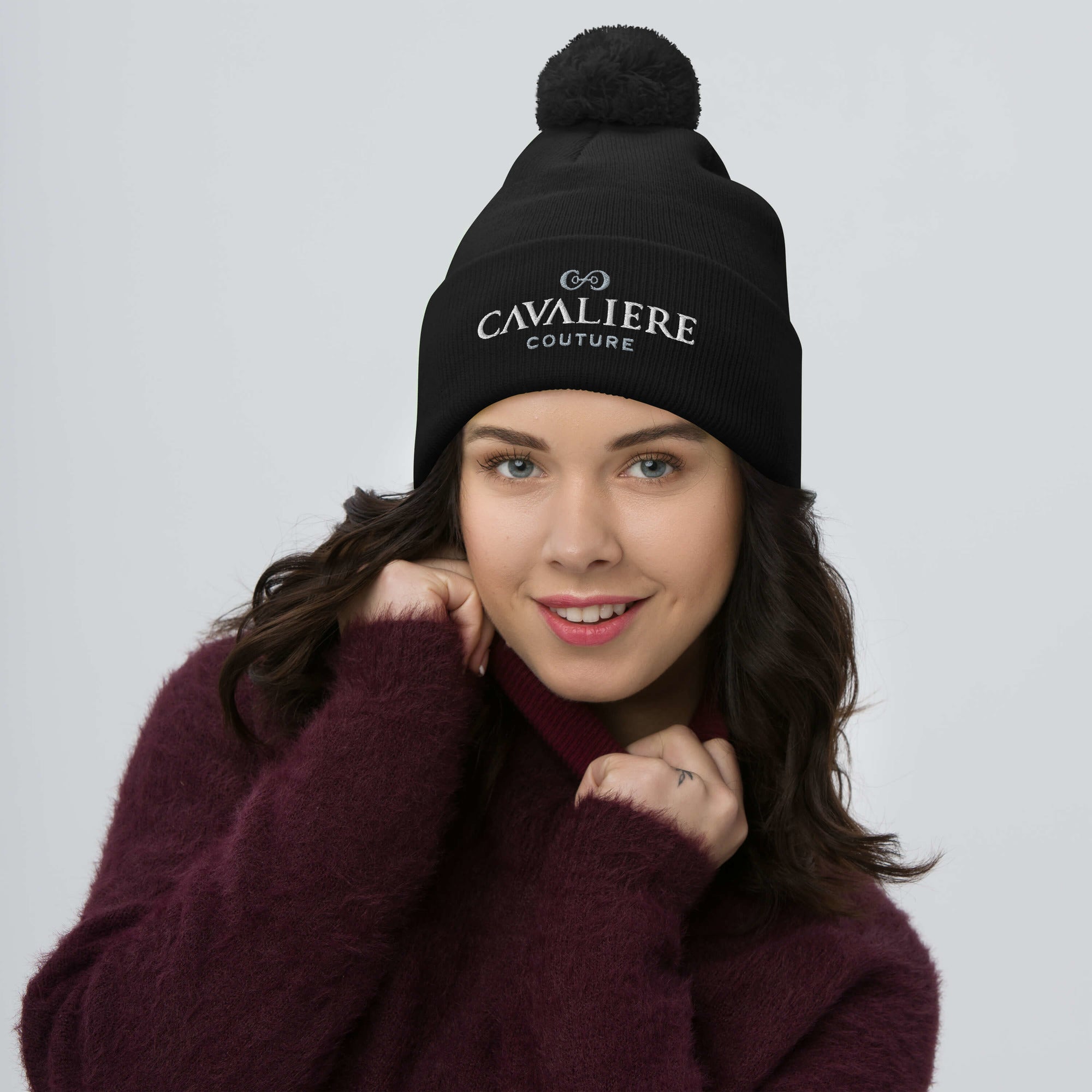 CC Logo Pom-Pom Beanie