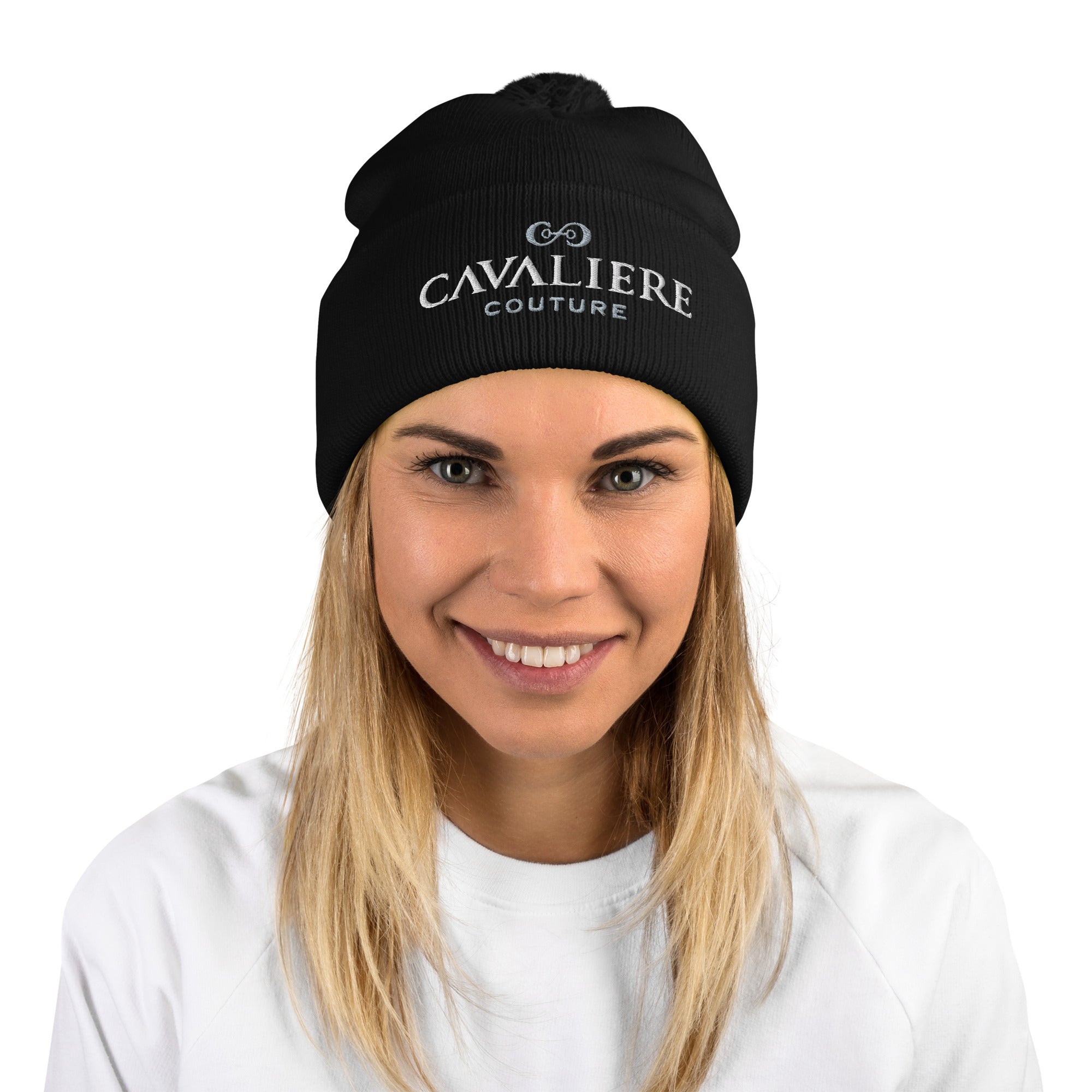 CC Logo Pom-Pom Beanie