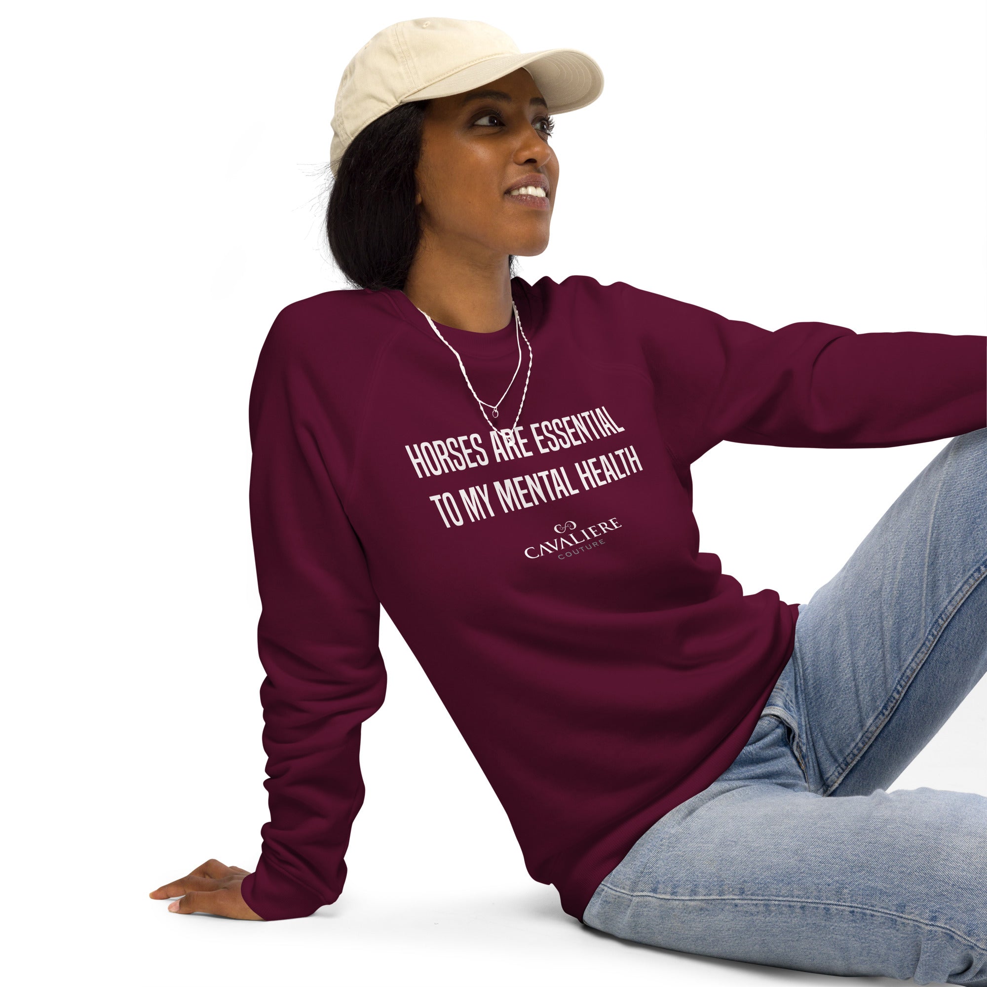 Essential Organic Raglan Sweatshirt