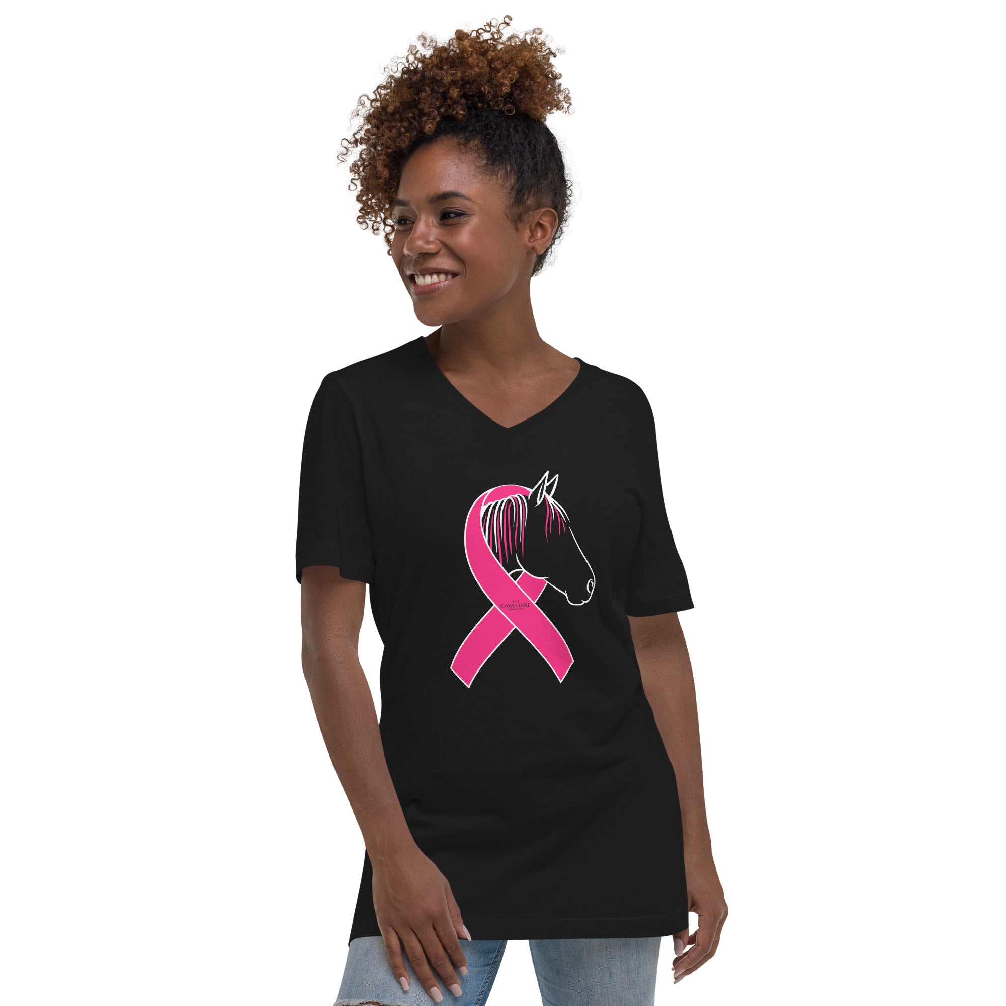 Wear Pink V-Neck Tee