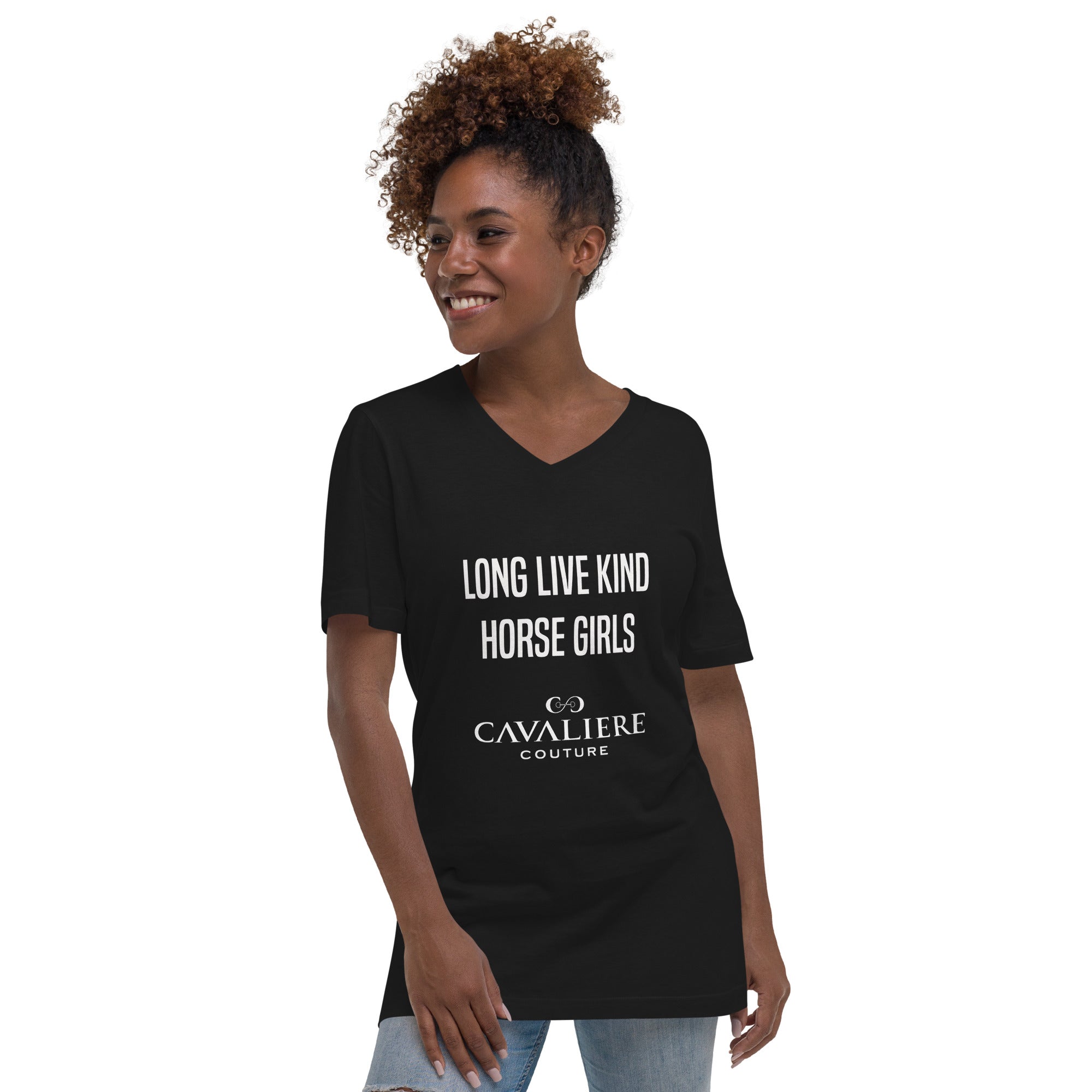 Kind Horse Girls V-Neck Tee