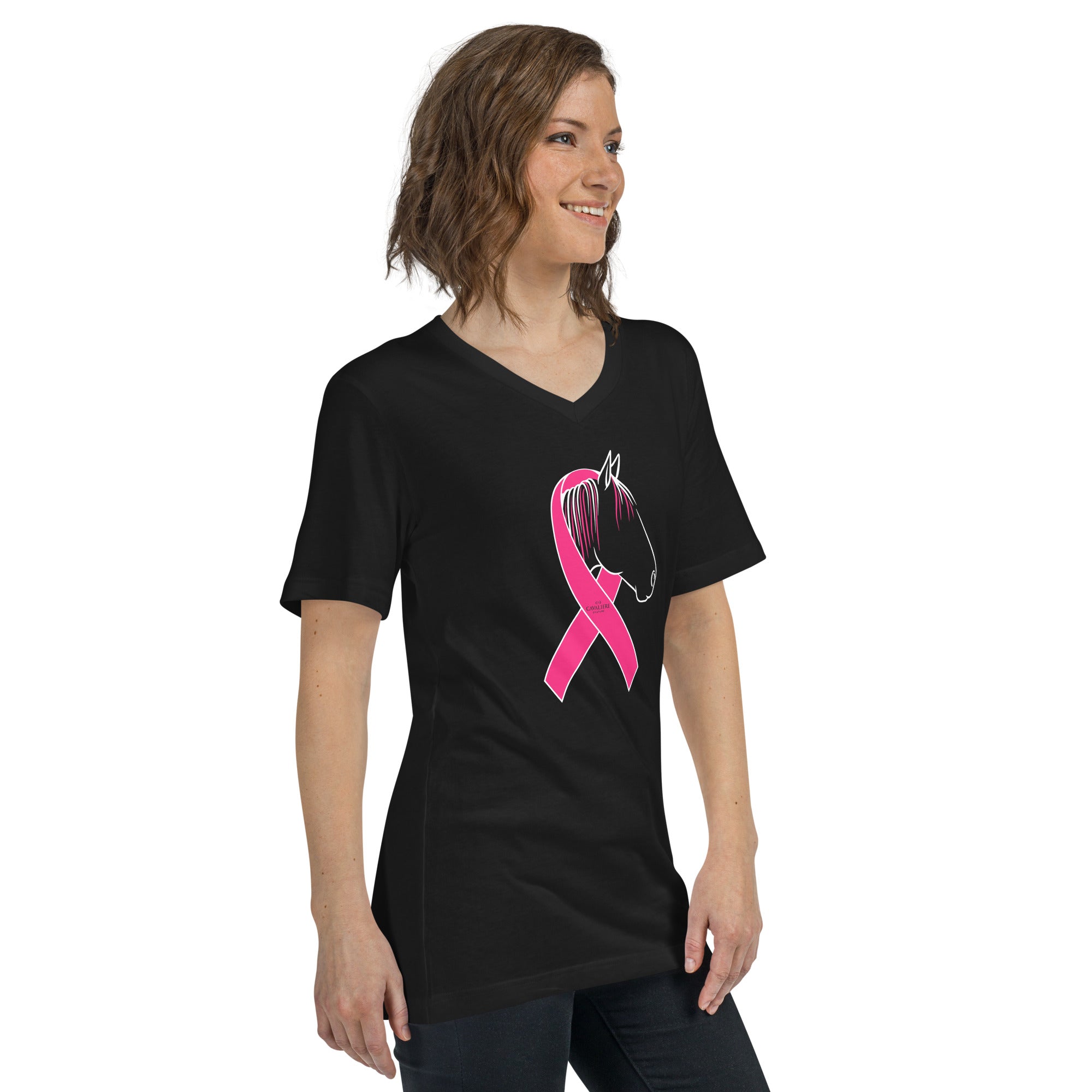 Wear Pink V-Neck Tee