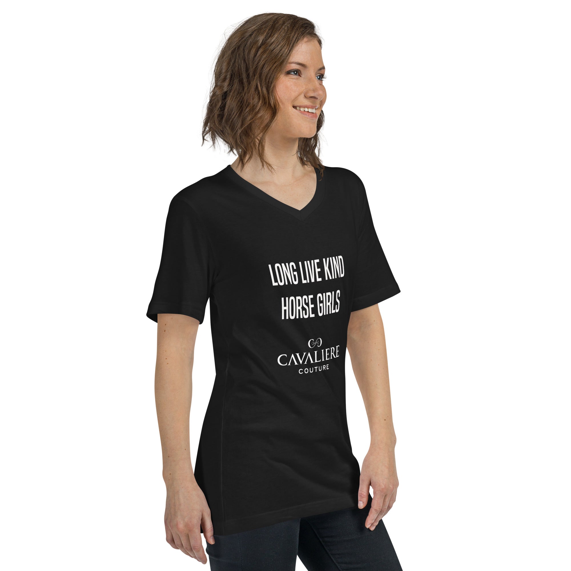 Kind Horse Girls V-Neck Tee