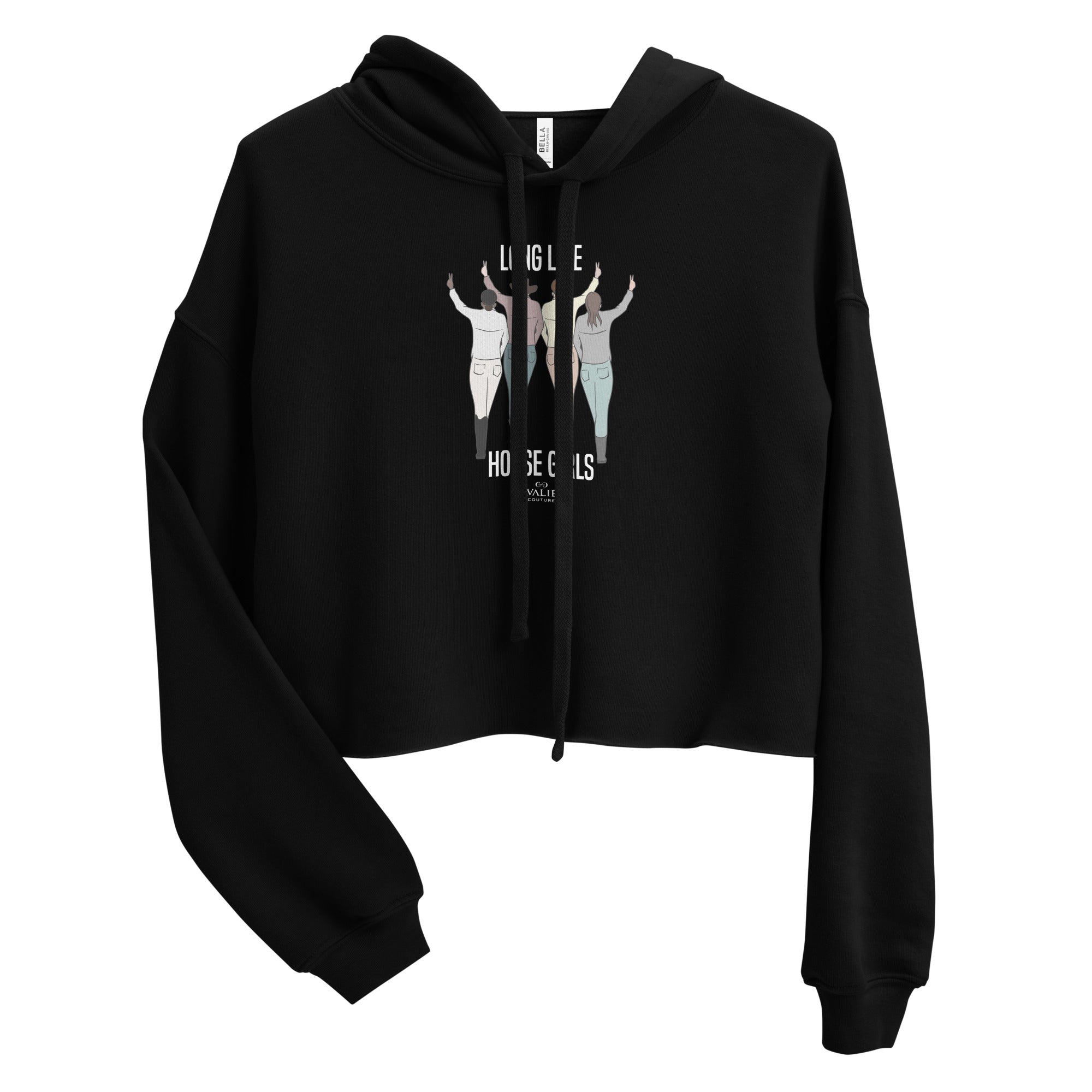 Long Live Horse Girls Crop Hoodie