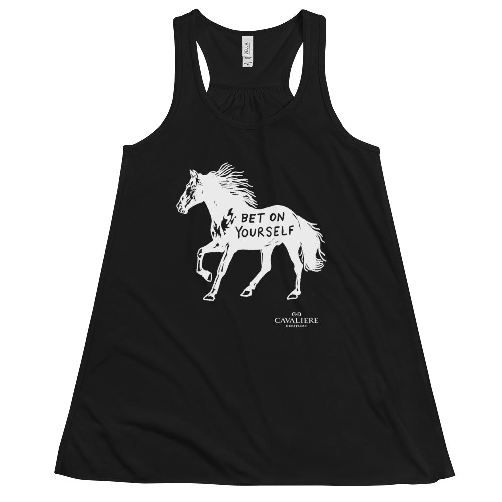 Bet On Yourself Flowy Racerback Tank