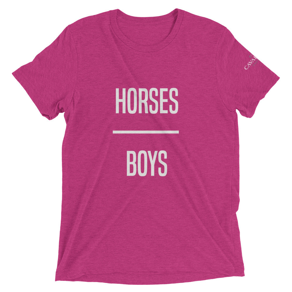 Horses Over Boys Short Sleeve Tee