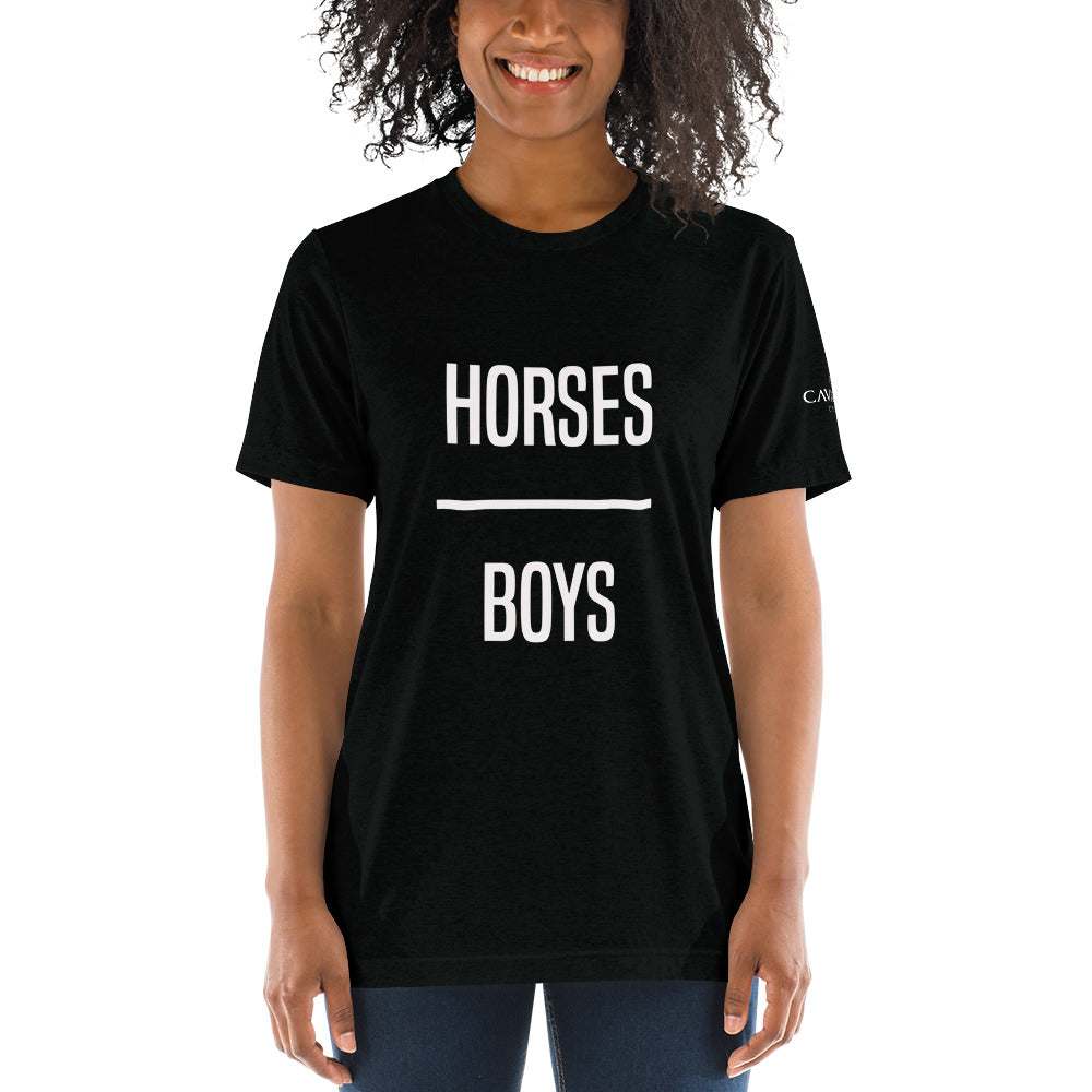 Horses Over Boys Short Sleeve Tee